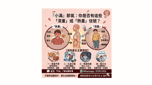 【小滿養生】經常熬夜壓力大？中醫教你分辨「濕重與熱重」+ 瀉火化濕全攻略 - 醫師坊中醫診所 EC.Fong Chinese Medicine Clinic